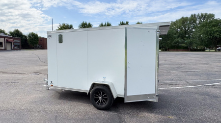 New Lightning 6x12 Enclosed Cargo Trailer - Double Doors!