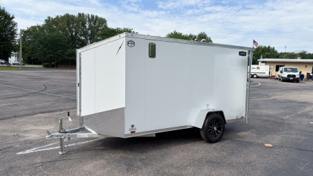 New Lightning 6x12 Enclosed Cargo Trailer - Double Doors!