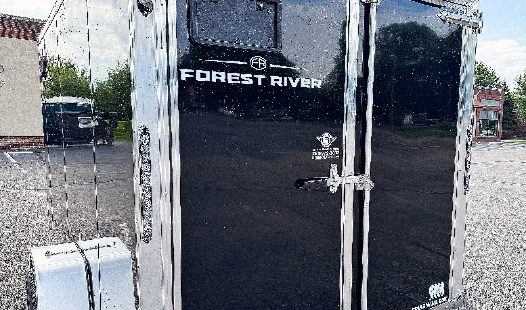 New Lightning 6x12 Enclosed Cargo Trailer - Double Doors!