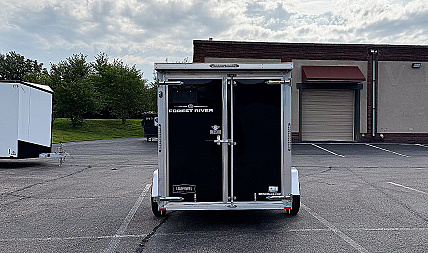 New Lightning 6x12 Enclosed Cargo Trailer - Double Doors!