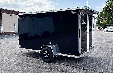 New Lightning 6x12 Enclosed Cargo Trailer - Double Doors!