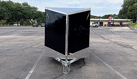 New Lightning 6x12 Enclosed Cargo Trailer - Double Doors!