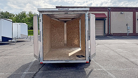 New Lightning 6x12 Enclosed Cargo Trailer - Double Doors!