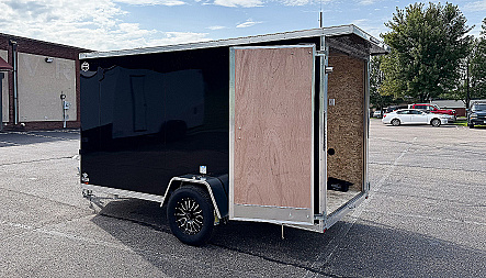 New Lightning 6x12 Enclosed Cargo Trailer - Double Doors!