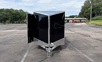 New Lightning 6x12 Enclosed Cargo Trailer - Double Doors!
