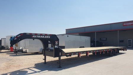 New 2026 PJ 102"x40' GN Low-Pro Air-Ride Flatbed w/ Duals - LD