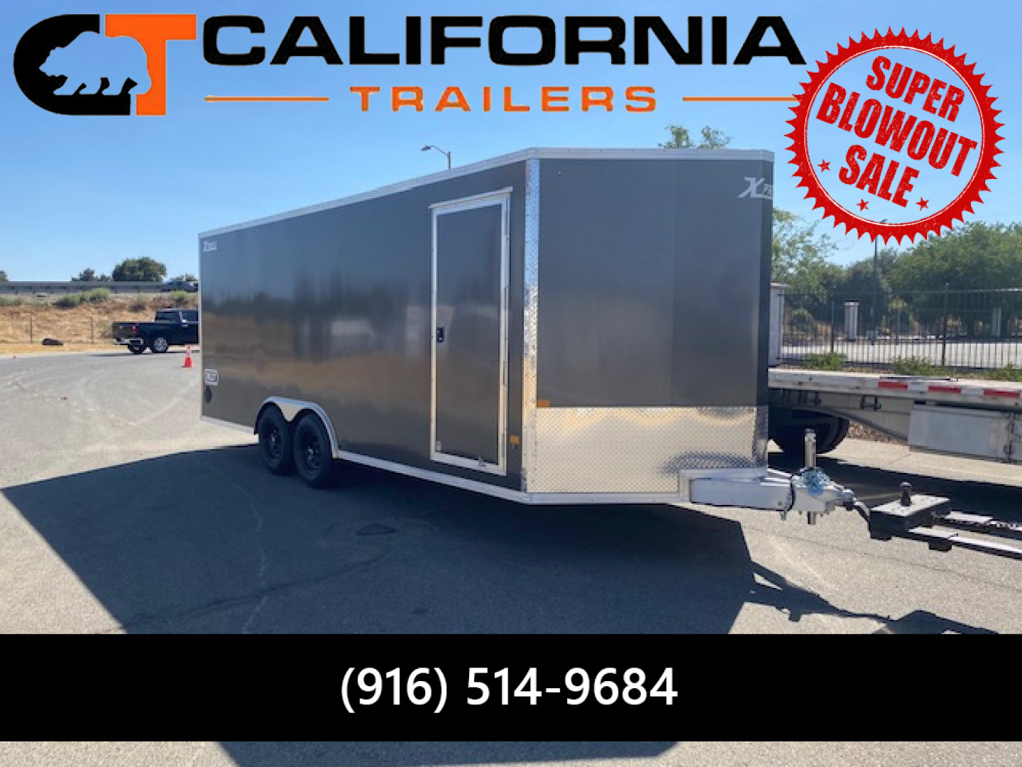New 8.5x20 Tandem Axle 10K Aluminum Enclosed Car Hauler