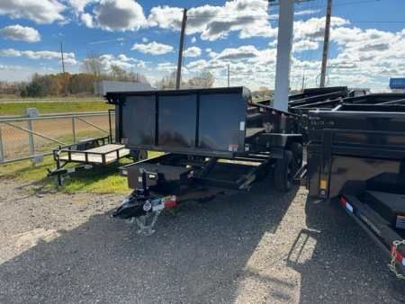 New 2025 H&H Trailers 76x12 Tandem Axle 10k w/2Ft Sides Dump Trailer