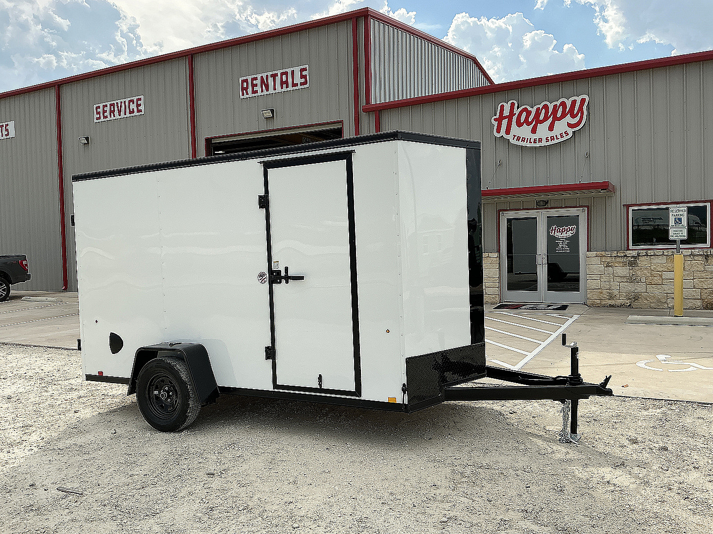 New 2026 Compass 6'x12' Enclosed Cargo Trailer - Indigo DLX