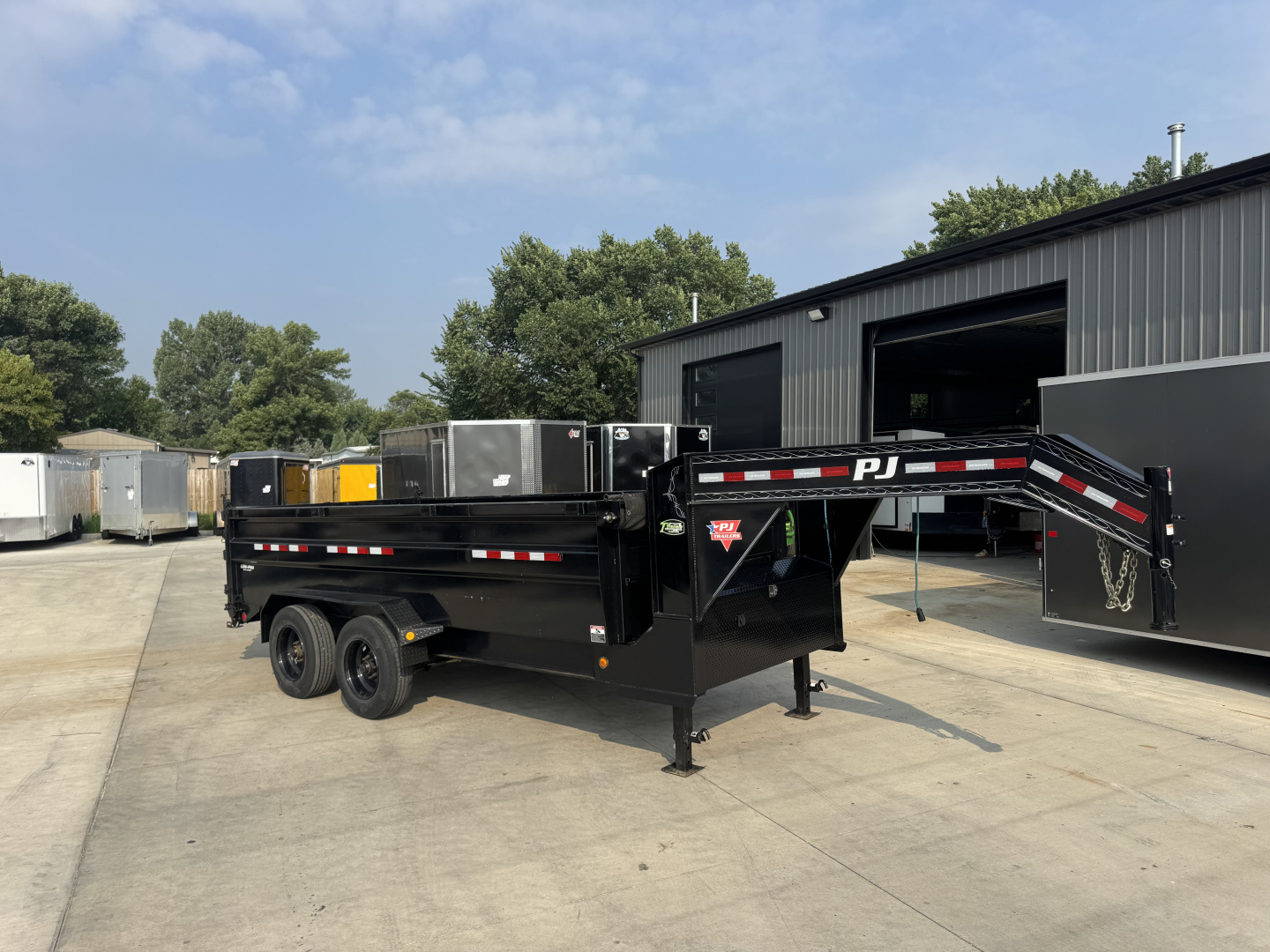 Used 2022 PJ Trailers 16 dump Dump Trailer