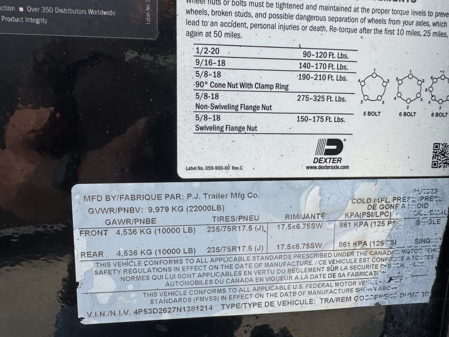 Used 2022 PJ Trailers 16 dump Dump Trailer