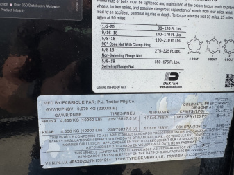 Used 2022 PJ Trailers 16 dump Dump Trailer