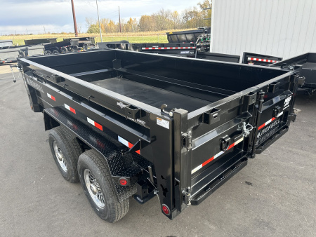 New DTB 72X12 14.9K DUMP TRAILER-BLACK