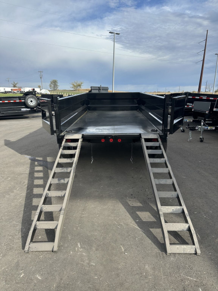 New DTB 72X12 14.9K DUMP TRAILER-BLACK