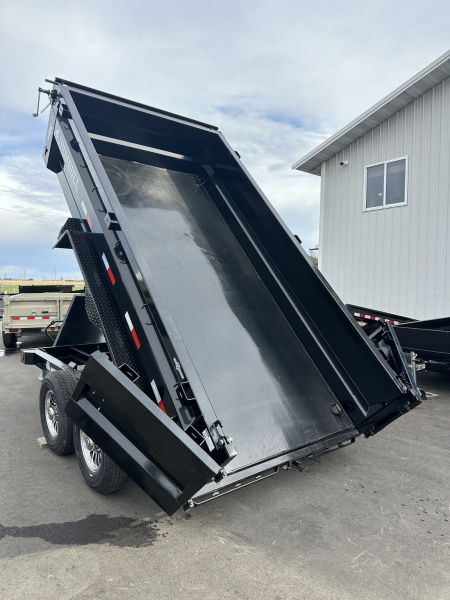 New DTB 72X12 14.9K DUMP TRAILER-BLACK
