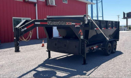New 2026 RawMaxx 14'RDX 14K GN PACKAGE Dump Trailer