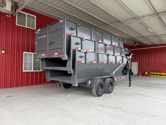 New 2026 RawMaxx RDX 83X16 BP ROLL OFF 16K TRAILERW/3 ORAN Dump Trailer