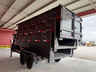 New 2026 RawMaxx RDX 83X16 BP ROLL OFF 16K TRAILERW/3 ORAN Dump Trailer