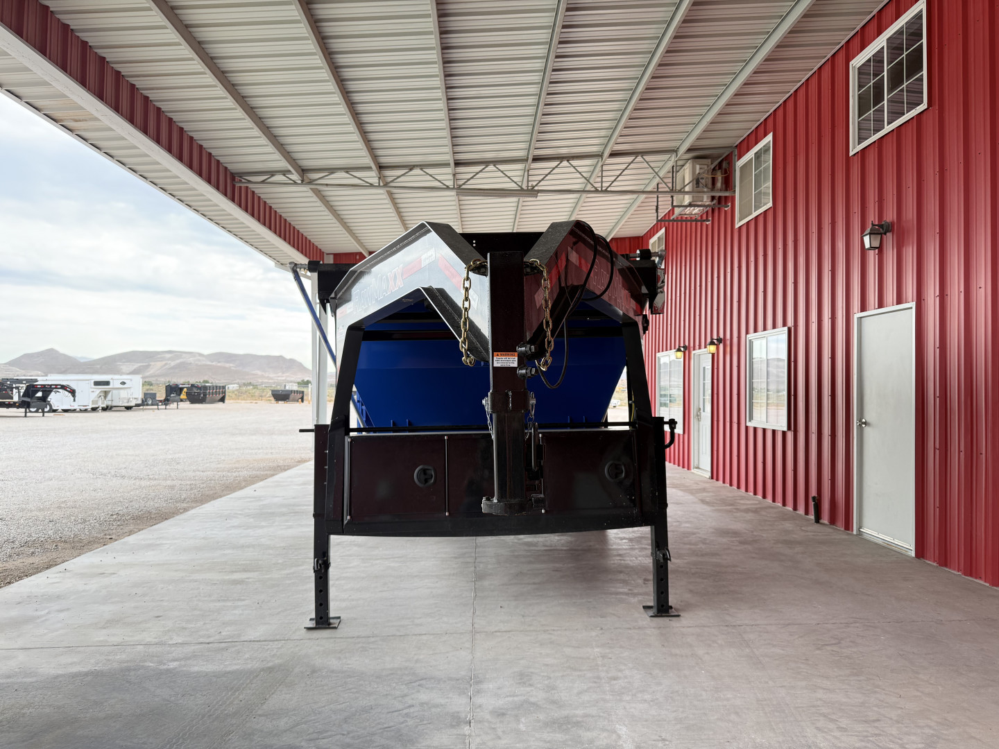 New 2026 RawMaxx RDX 83X16 BP ROLL OFF 14K TRAILERW/2BINS Dump Trailer