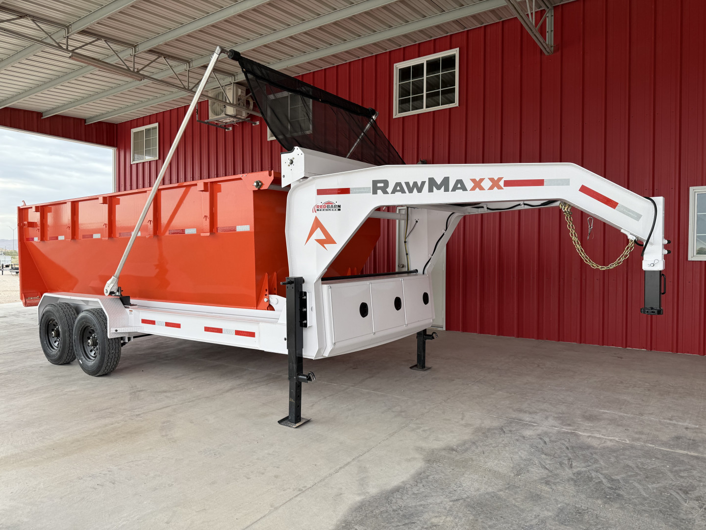 New 2026 RawMaxx RDX 83X16 BP ROLL OFF 14K TRAILERW/1BIN Dump Trailer