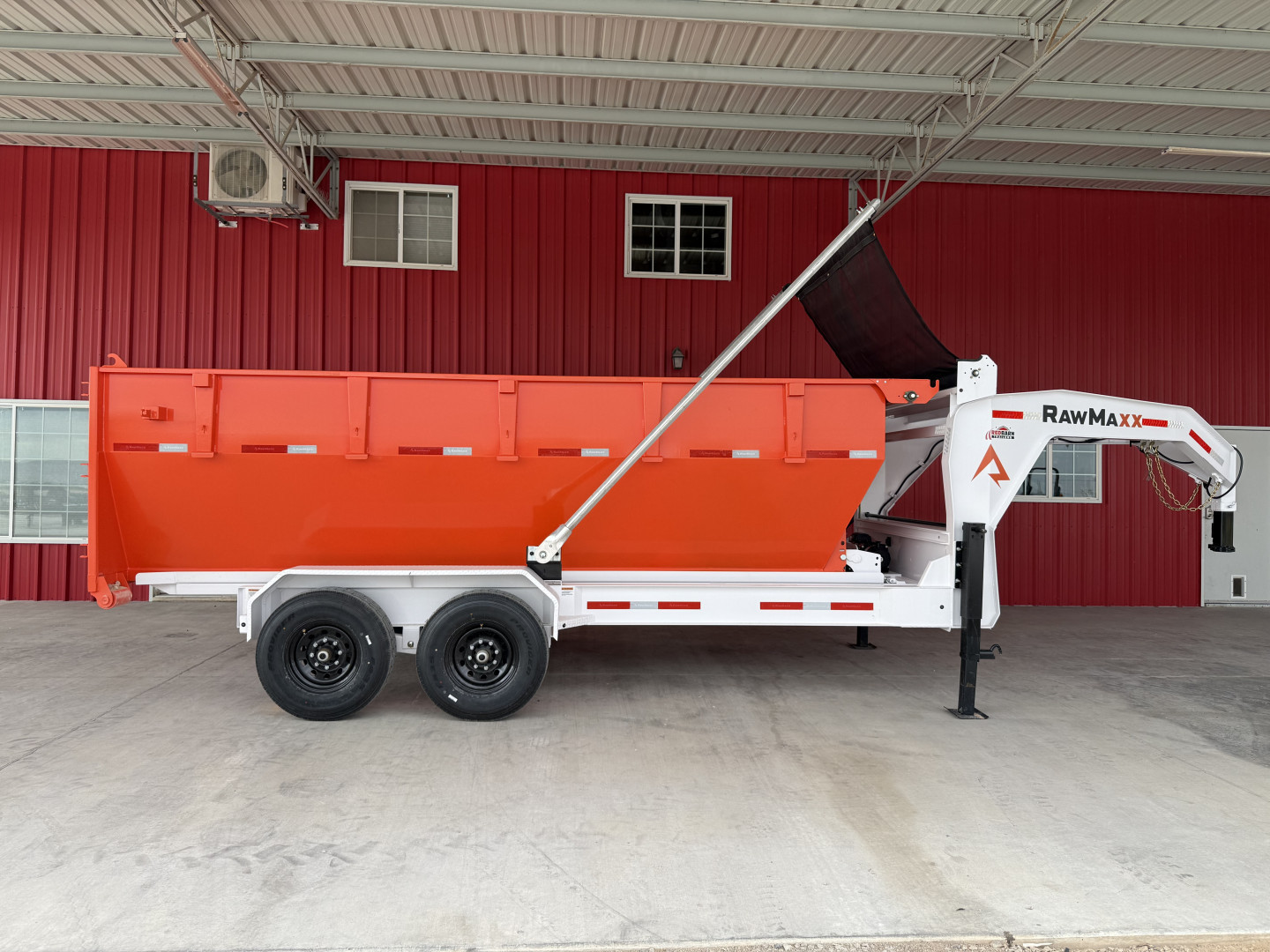 New 2026 RawMaxx RDX 83X16 BP ROLL OFF 14K TRAILERW/1BIN Dump Trailer