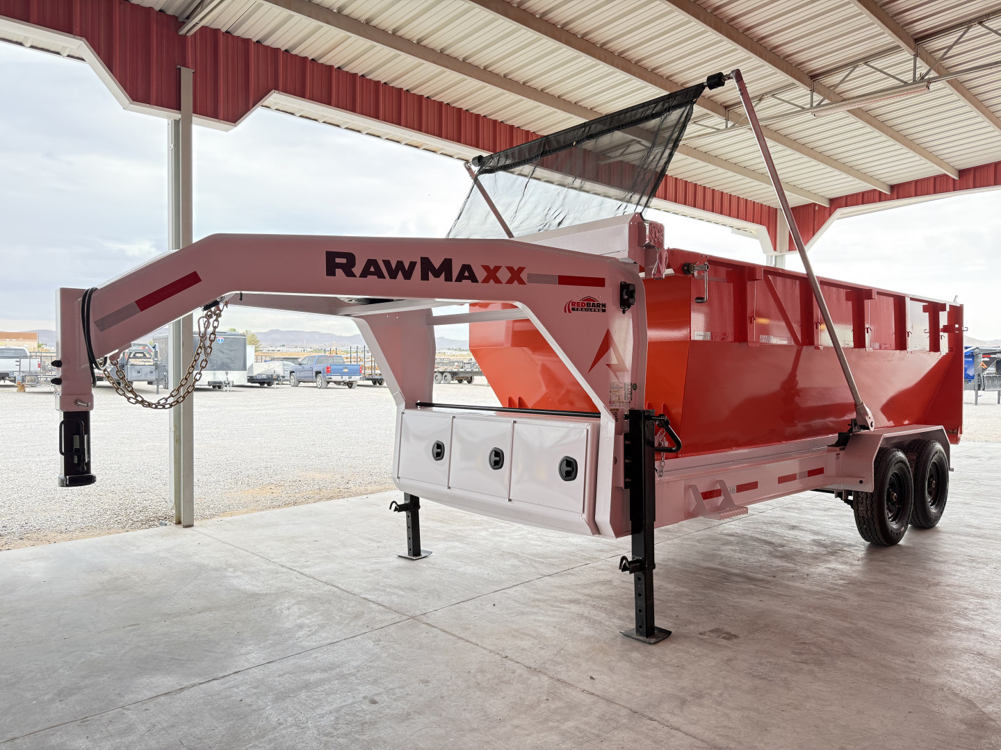 New 2026 RawMaxx RDX 83X16 BP ROLL OFF 14K TRAILERW/1BIN Dump Trailer