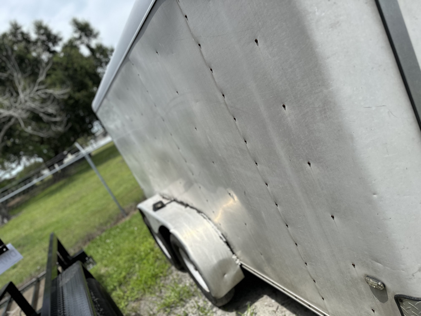 Used 2007 Wells Cargo 6'6" X 12 TA DOUBLE REAR DOORS FRONT DOOR Equipment Trailer