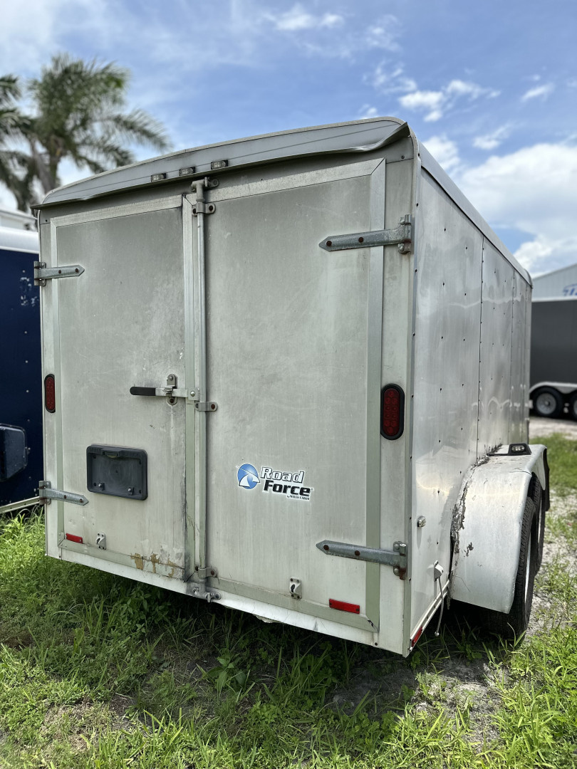 Used 2007 Wells Cargo 6'6" X 12 TA DOUBLE REAR DOORS FRONT DOOR Equipment Trailer