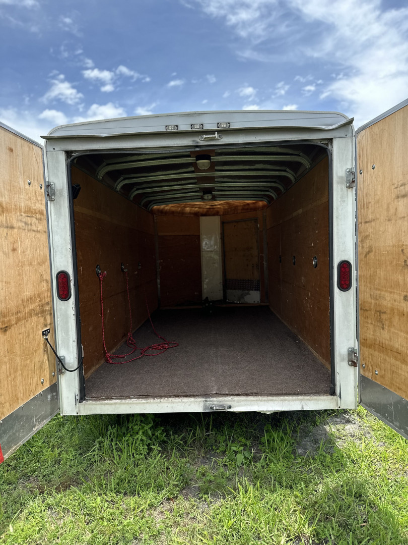 Used 2007 Wells Cargo 6'6" X 12 TA DOUBLE REAR DOORS FRONT DOOR Equipment Trailer