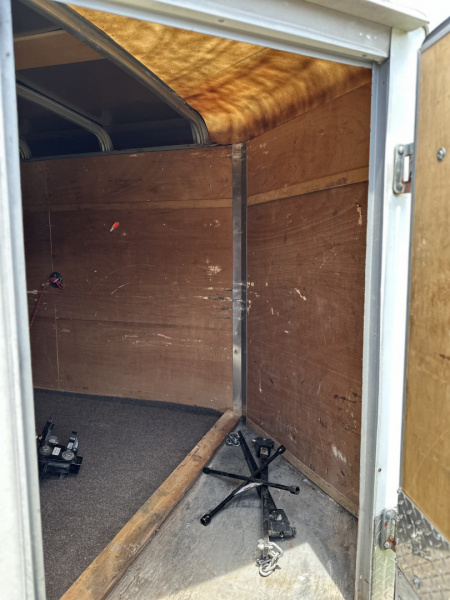 Used 2007 Wells Cargo 6'6" X 12 TA DOUBLE REAR DOORS FRONT DOOR Equipment Trailer