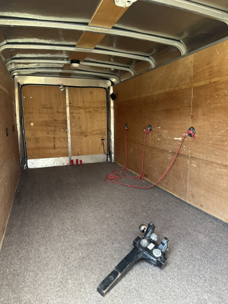 Used 2007 Wells Cargo 6'6" X 12 TA DOUBLE REAR DOORS FRONT DOOR Equipment Trailer