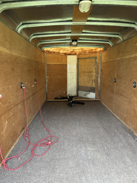 Used 2007 Wells Cargo 6'6" X 12 TA DOUBLE REAR DOORS FRONT DOOR Equipment Trailer