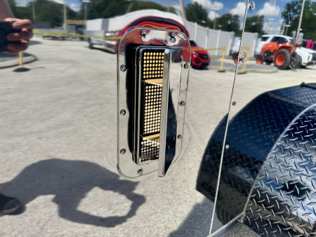 New 2026 Rock Solid Cargo 7x14 Rear Ramp Door 7K Orange & Black Polycore Black Out PKG Cargo / Enclosed Trailer