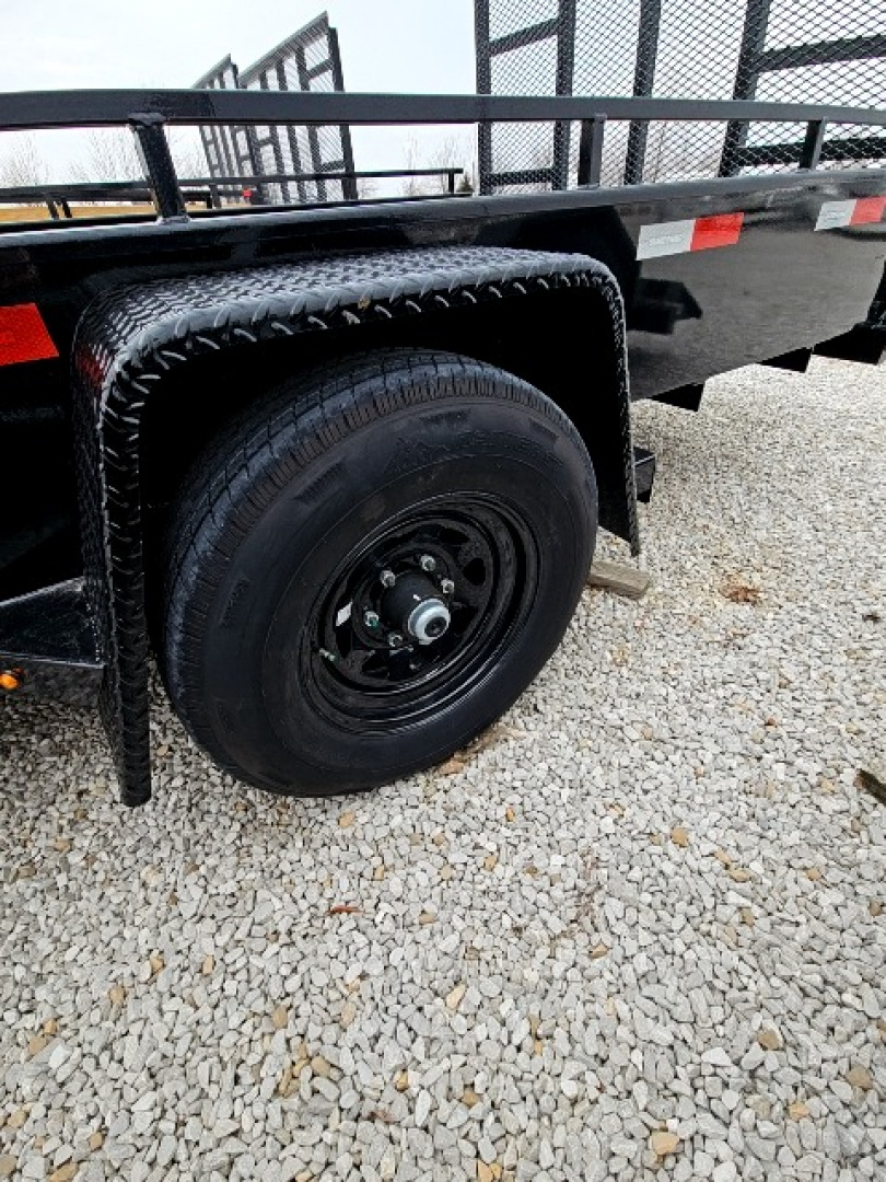 New 2026 Sure-Trac 7 x 14 5K Steel High Side Utility Trailer