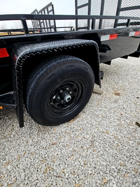 New 2026 Sure-Trac 7 x 14 5K Steel High Side Utility Trailer