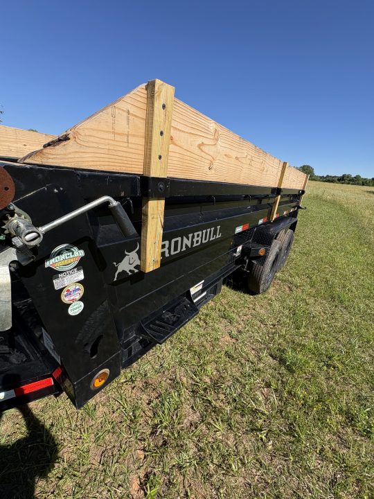 Used 2025 Iron Bull 7x16 15k Dump Dump Trailer