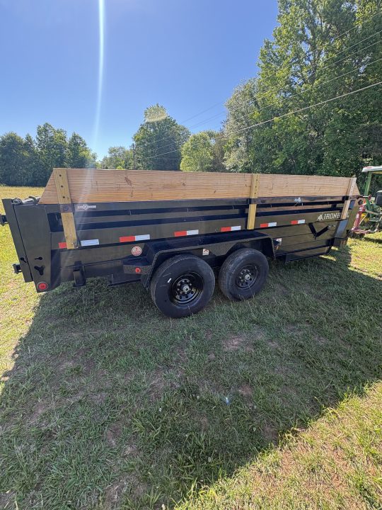 Used 2025 Iron Bull 7x16 15k Dump Dump Trailer