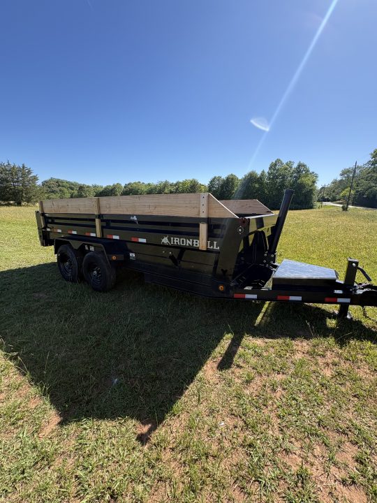 Used 2025 Iron Bull 7x16 15k Dump Dump Trailer