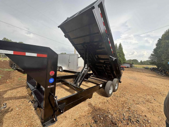 New 2025 Hawke Trailers Hawke 7x16 15k Gooseneck Dump Dump Trailer