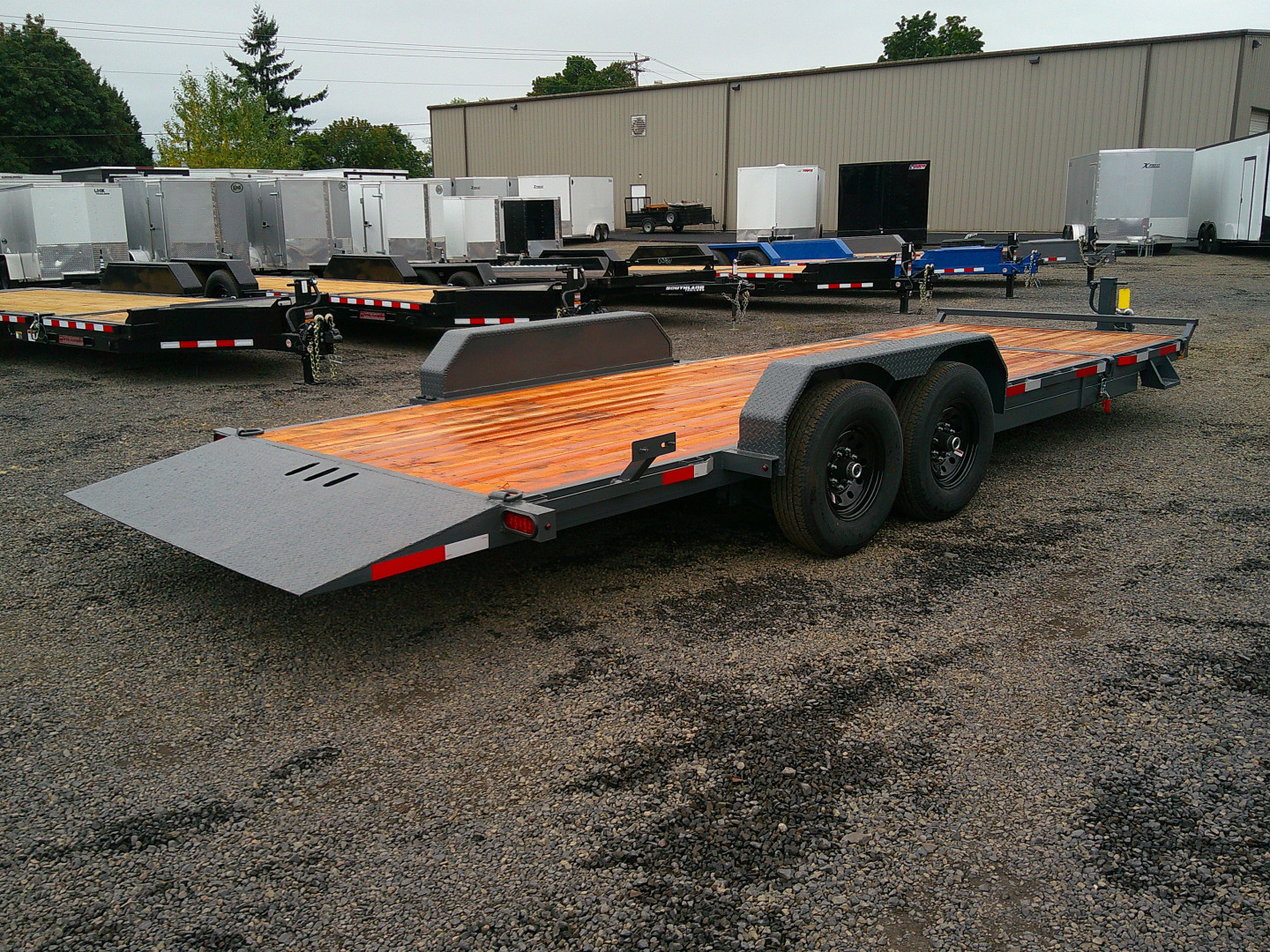 New 2026 Eagle Trailers 7x20 Blackhawk 14K Flatbed Trailer EQ