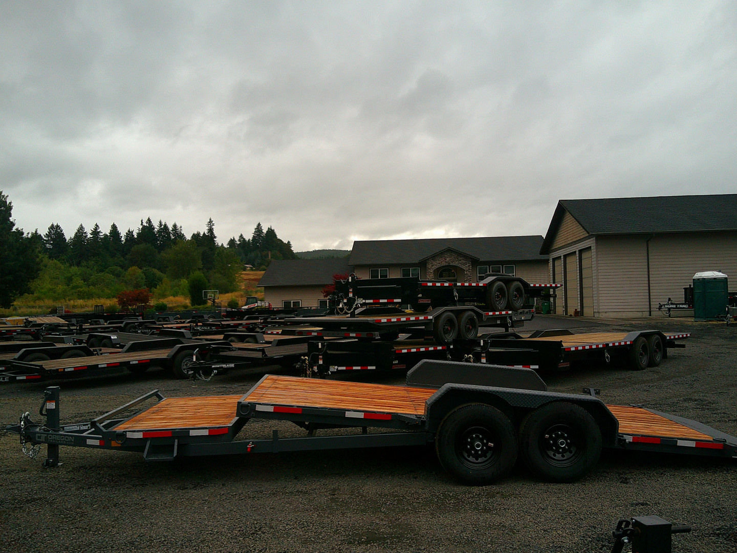 New 2026 Eagle Trailers 7x20 Blackhawk 14K Flatbed Trailer EQ