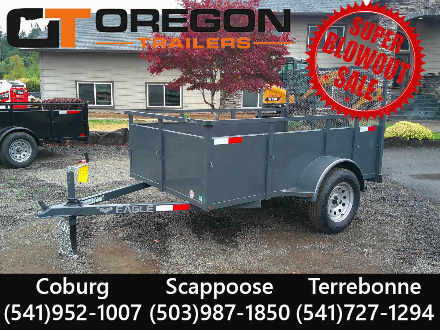 New 2025 Eagle Trailers 5x8 3K Utility Trailer