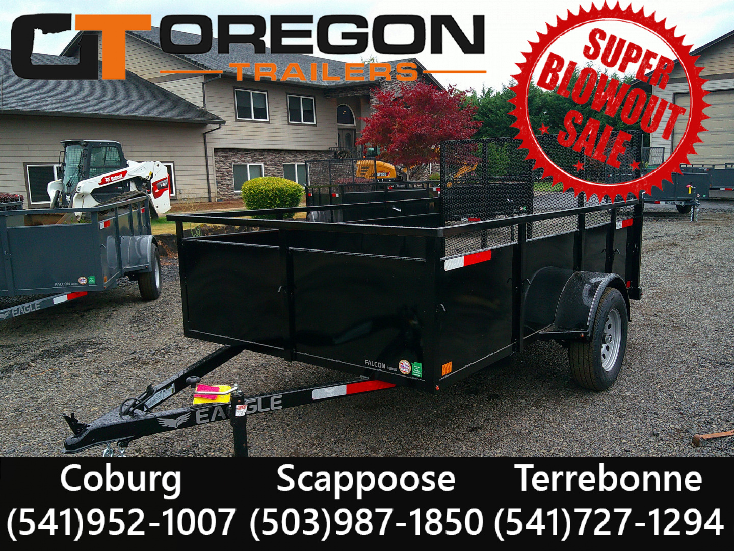 New BLOWOUT SALE! 2026 Eagle 6x10 3K Utility Trailer