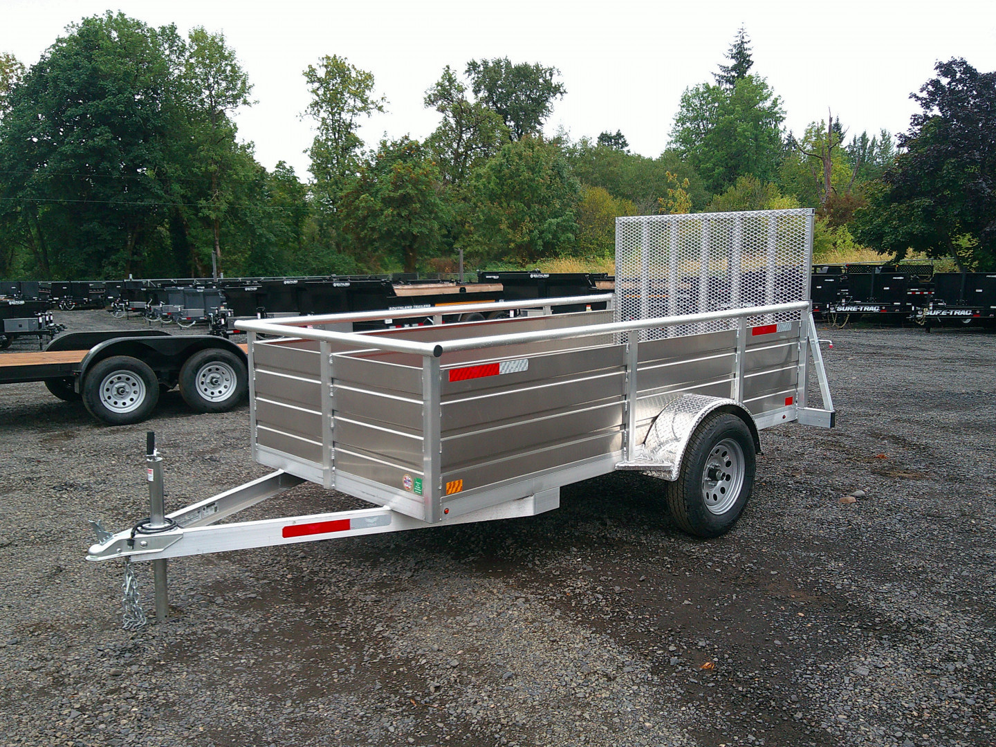 New BLOWOUT SALE! 2025 Eagle 5x10 Aluminum 3K Utility Trailer