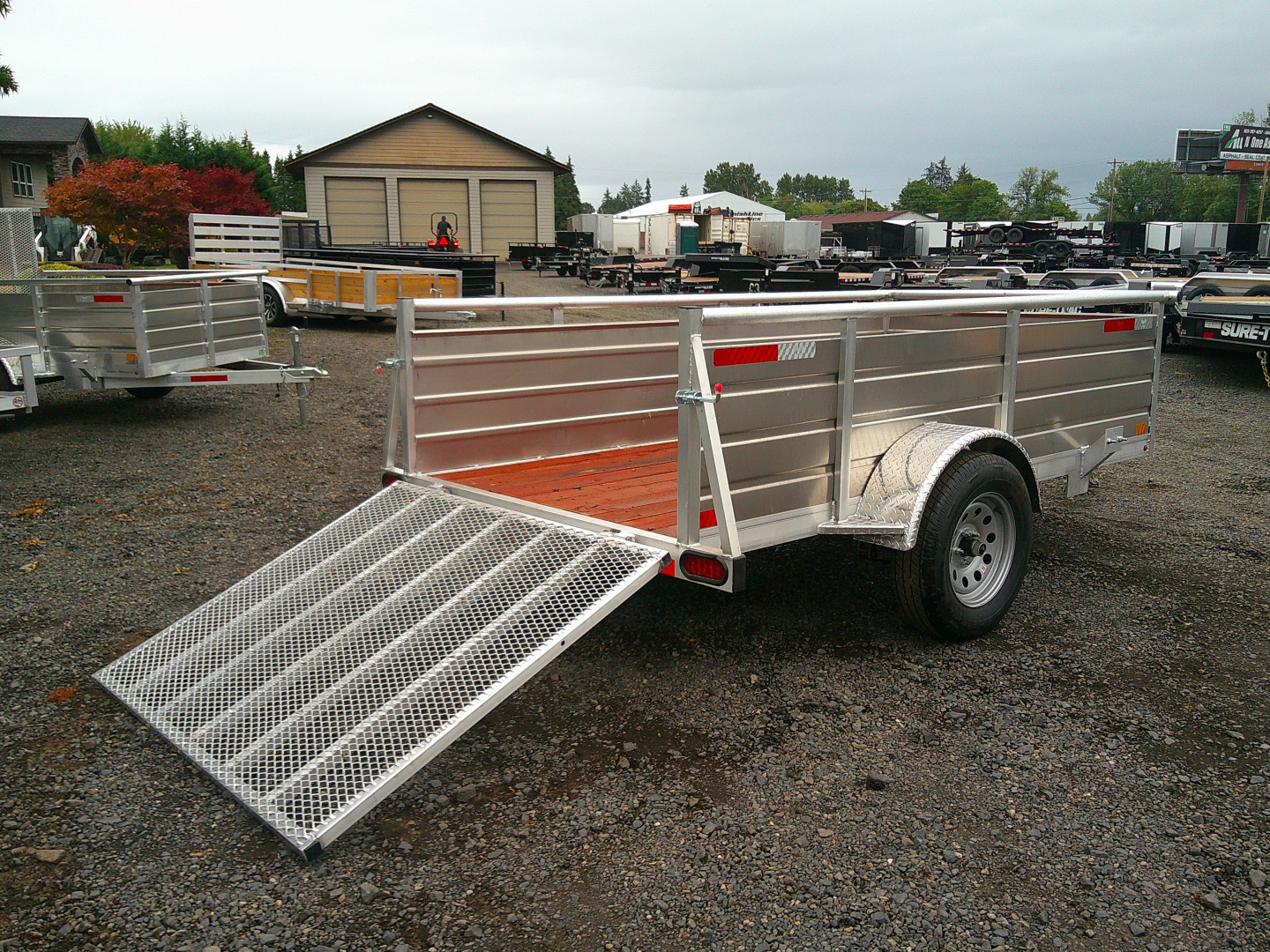 New BLOWOUT SALE! 2025 Eagle 5x10 Aluminum 3K Utility Trailer