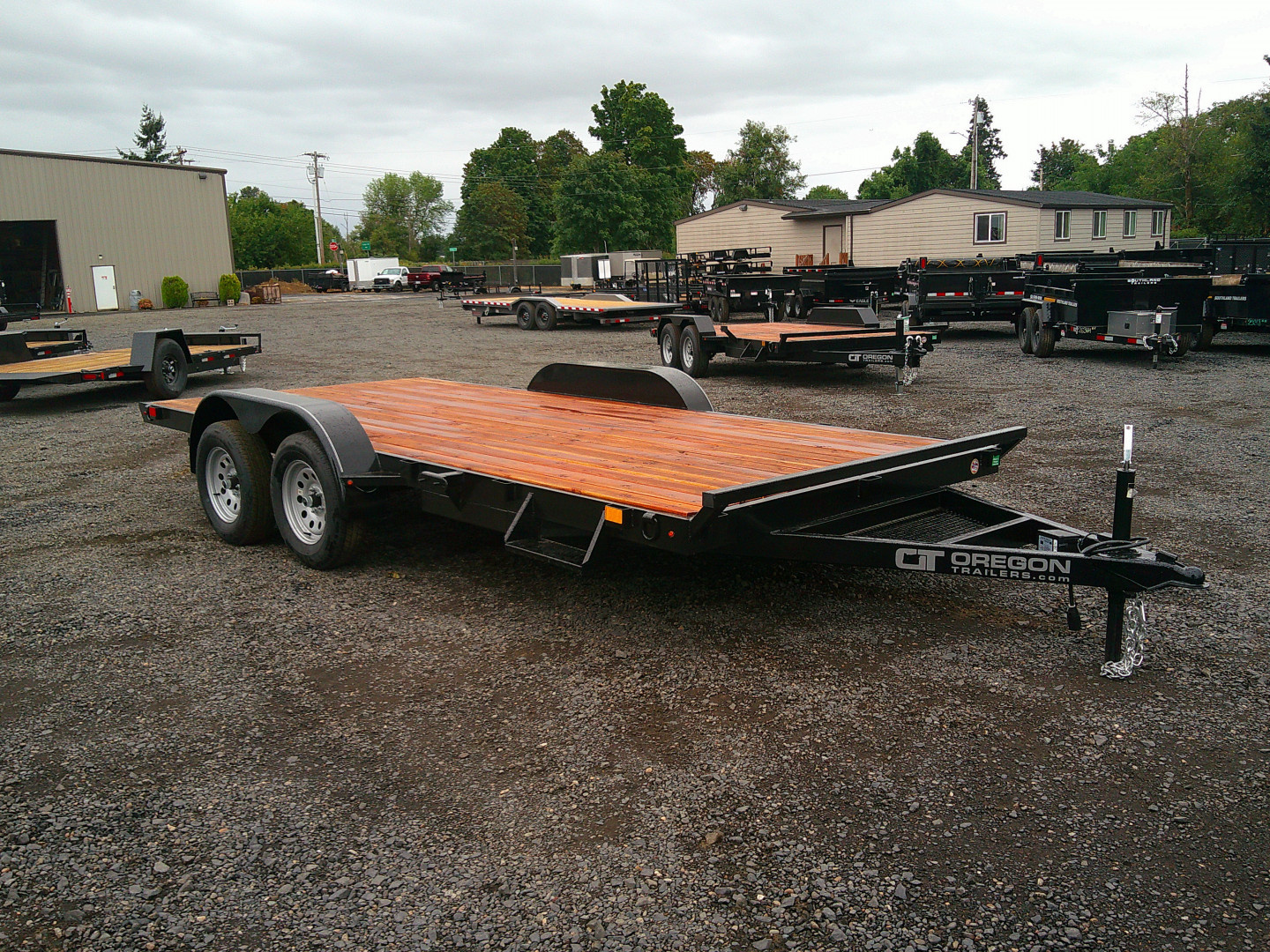 New 2026 Eagle 7x16 7K car Hauler Flatbed Trailer