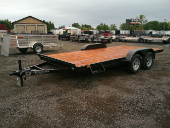 New 2026 Eagle 7x16 7K car Hauler Flatbed Trailer