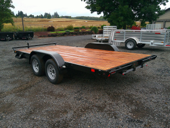 New 2026 Eagle 7x16 7K car Hauler Flatbed Trailer