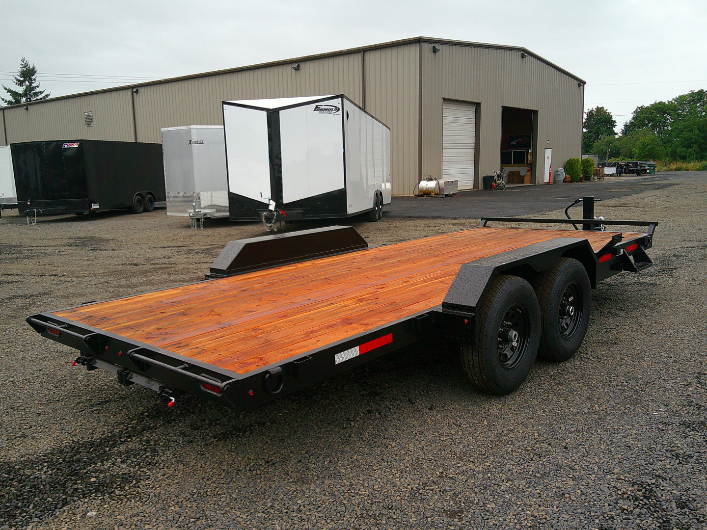 New 2026 Eagle 7x18 14K Flatbed Trailer EQ