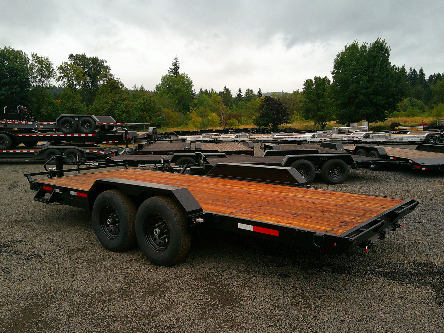 New 2026 Eagle 7x18 14K Flatbed Trailer EQ
